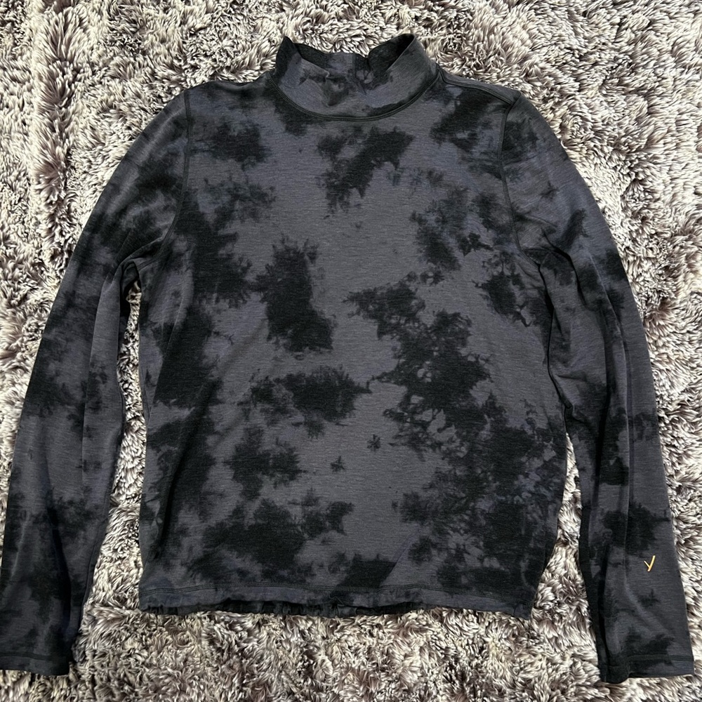 Black Tie-Dye Women's Sweatshirt